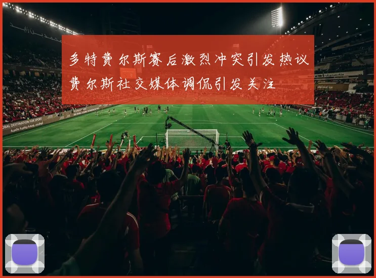 多特费尔斯赛后激烈冲突引发热议费尔斯社交媒体调侃引发关注